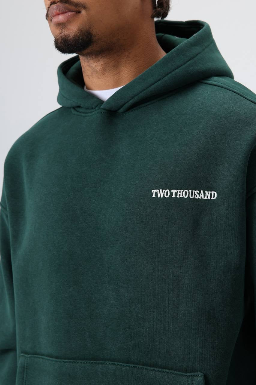 Written on the front and back hoodie