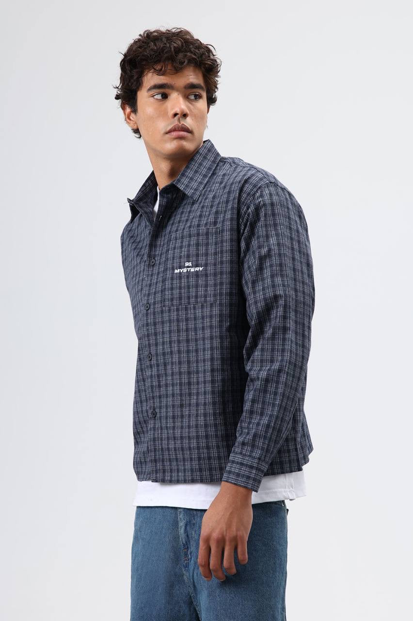 Striped checkered shirt