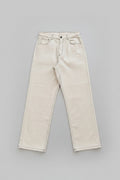 Black stitched jeans