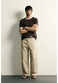 BASİC CONTRAST RIB T-SHİRT