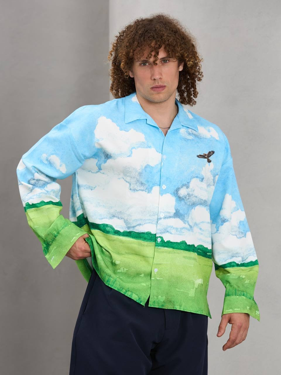 OVERSIZE PRINTED SHİRT