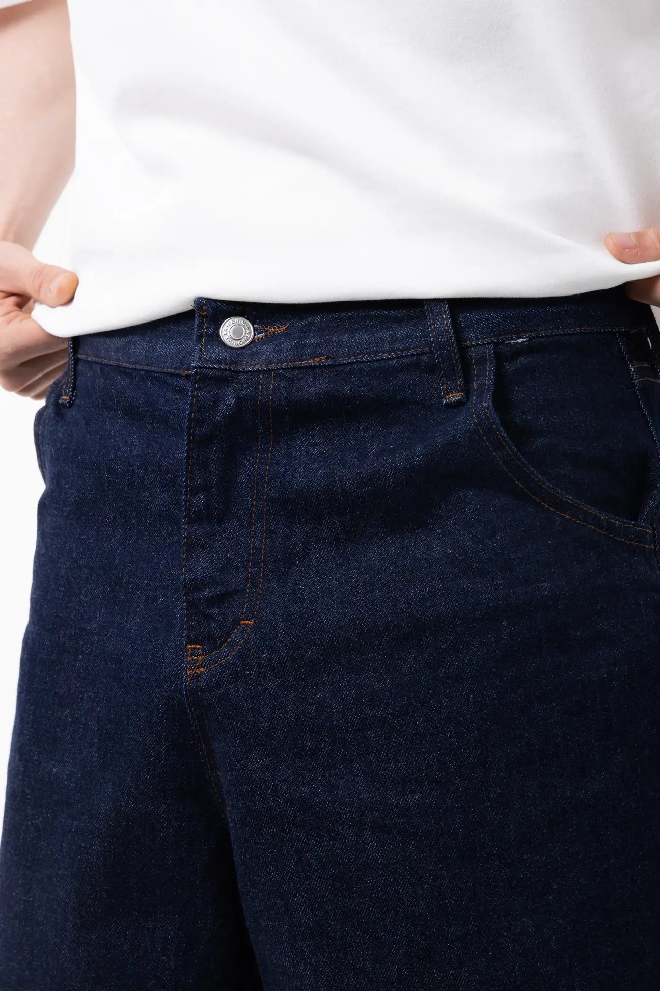 RELAXED FIT BERMUDA DENIM SHORTS