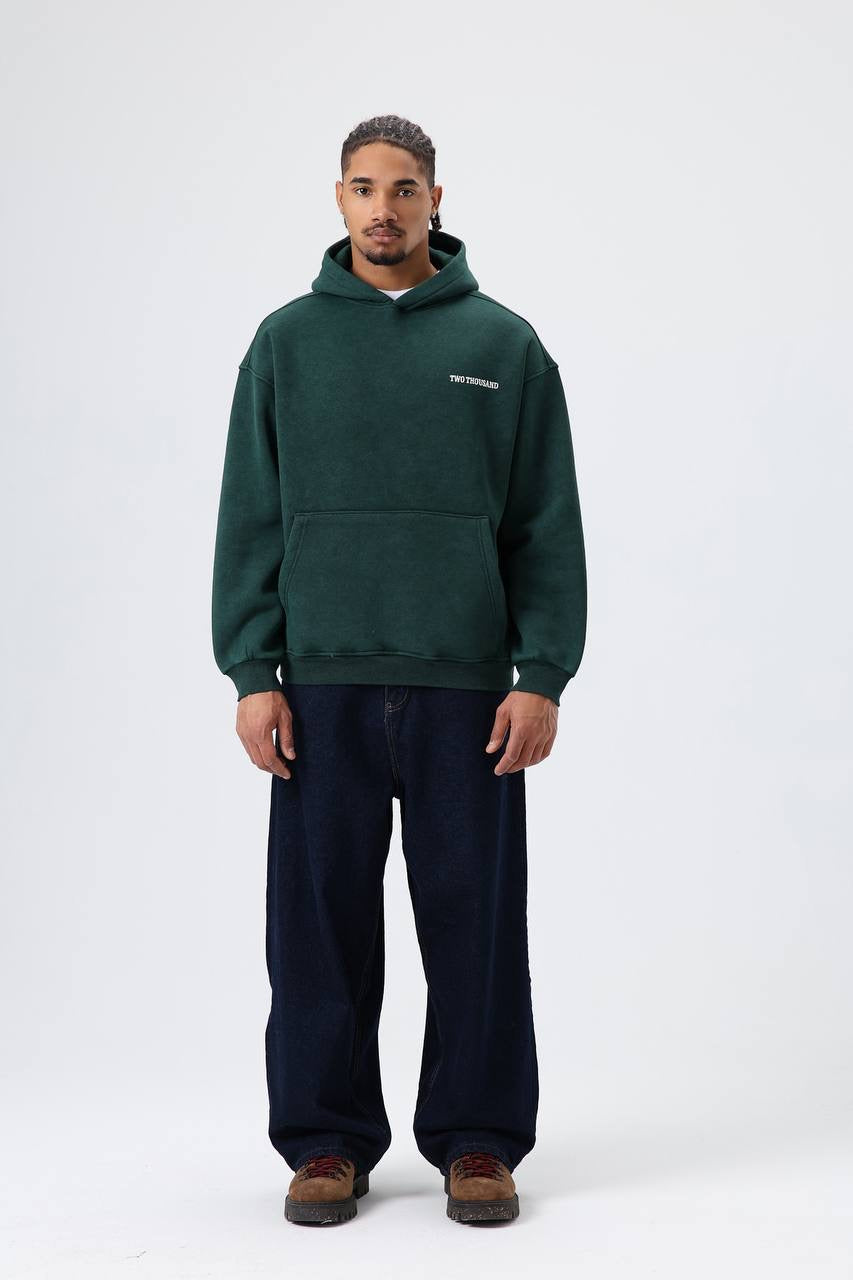 Written on the front and back hoodie