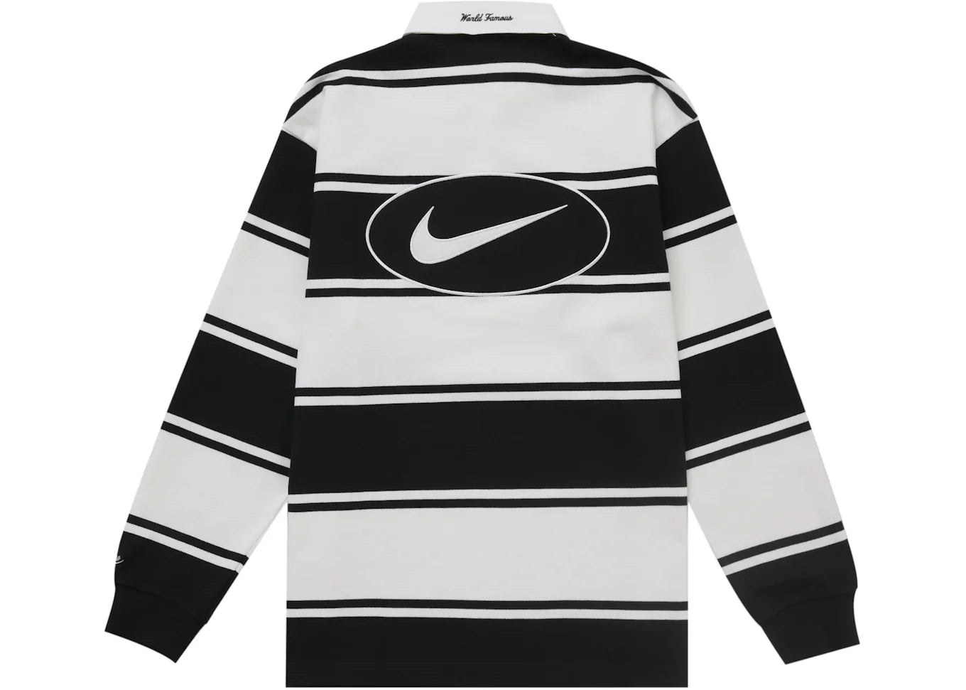 Supreme NIKE STRIPE Rugby Black