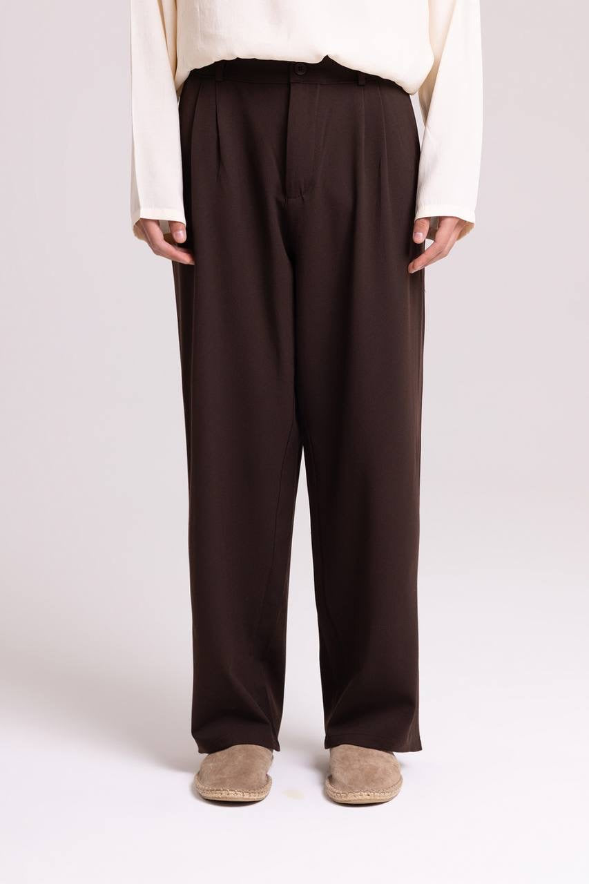RELAXED FIT FLOWING PLEATED