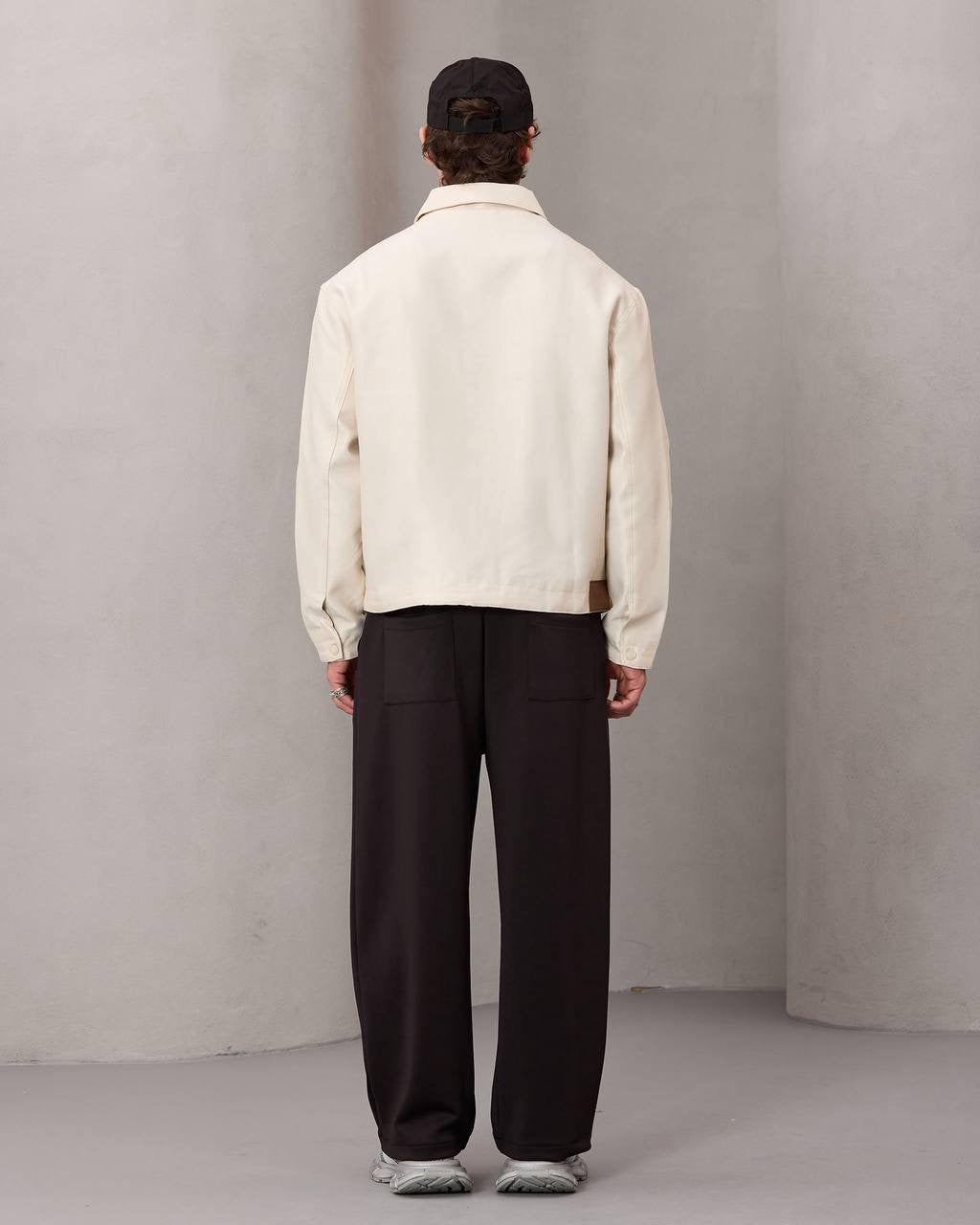 oversize printed jacket