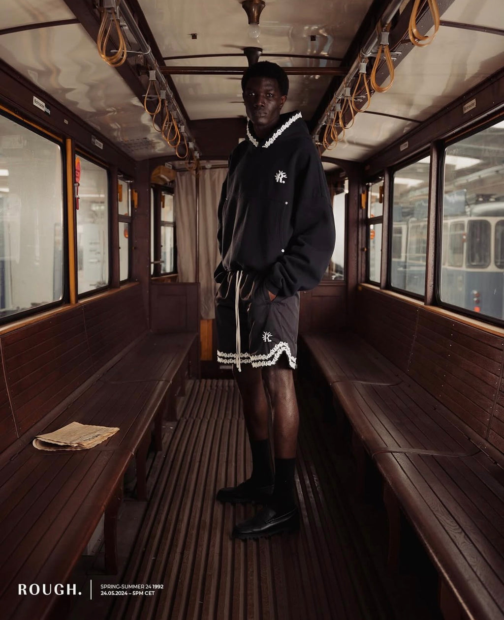 EMBROIDERED HOOD HOODIE