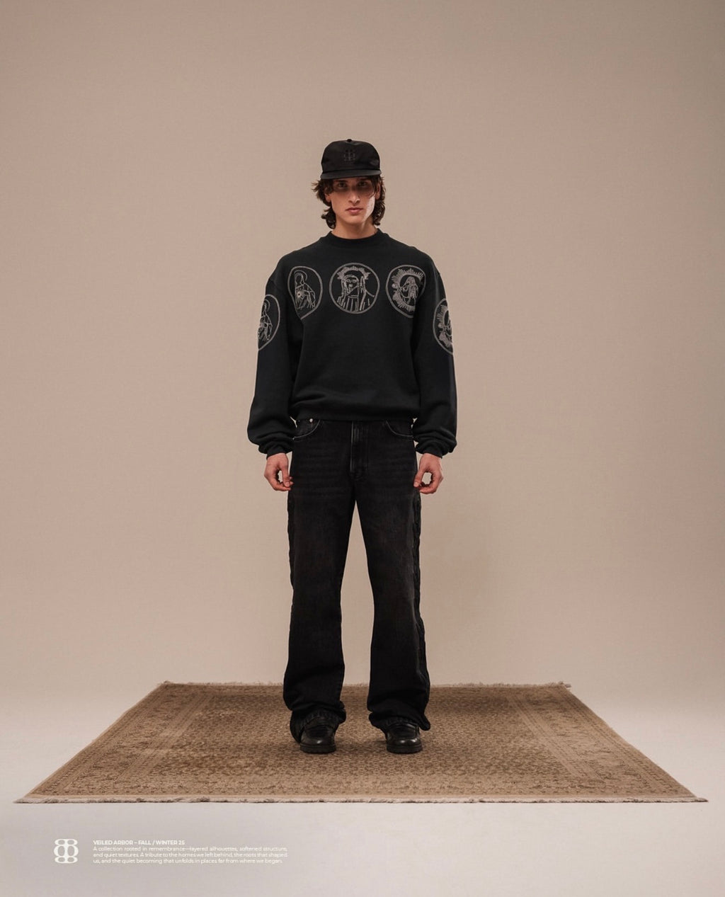 HALO SWEATSHIRT BLACK