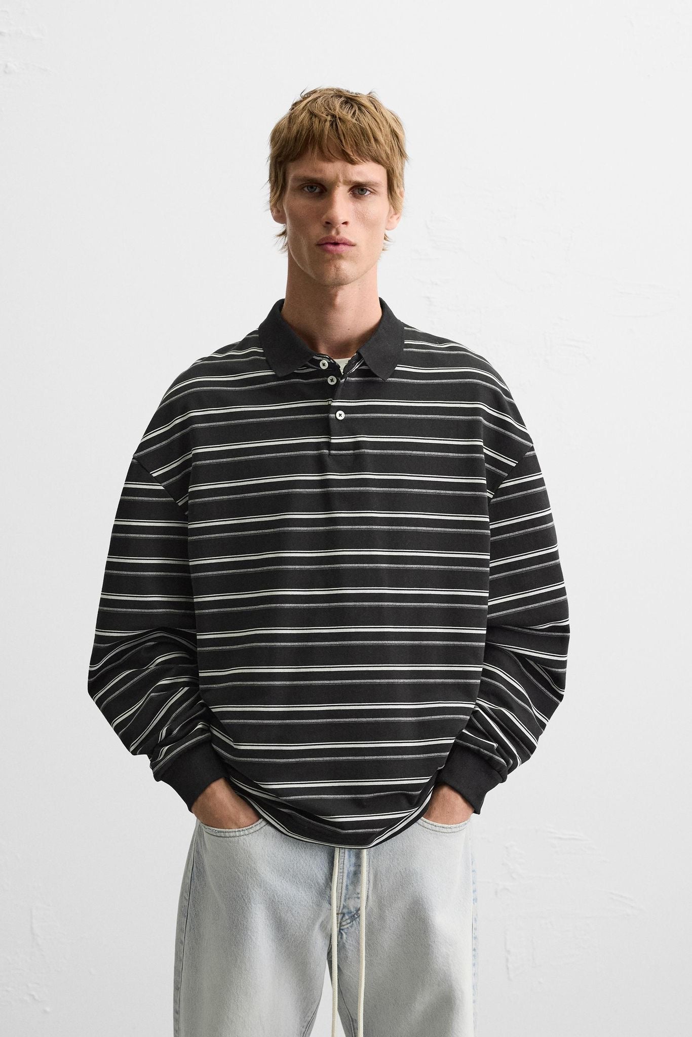 Zara striped long sleeve T-shirt