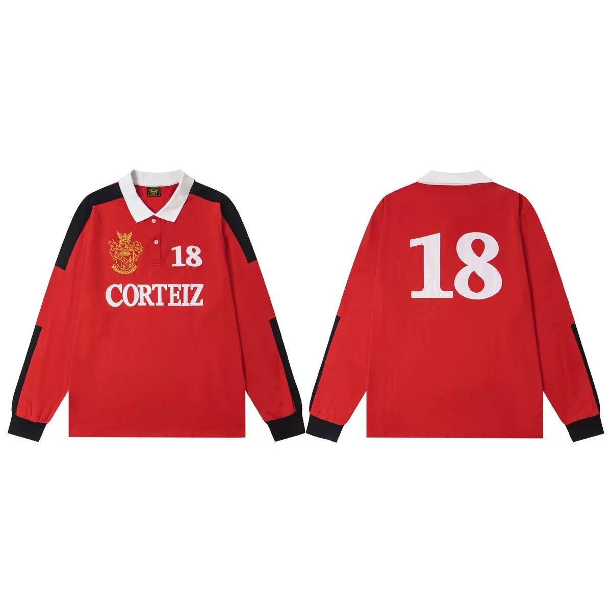 CORTEIZ Paneled Rugby - Red