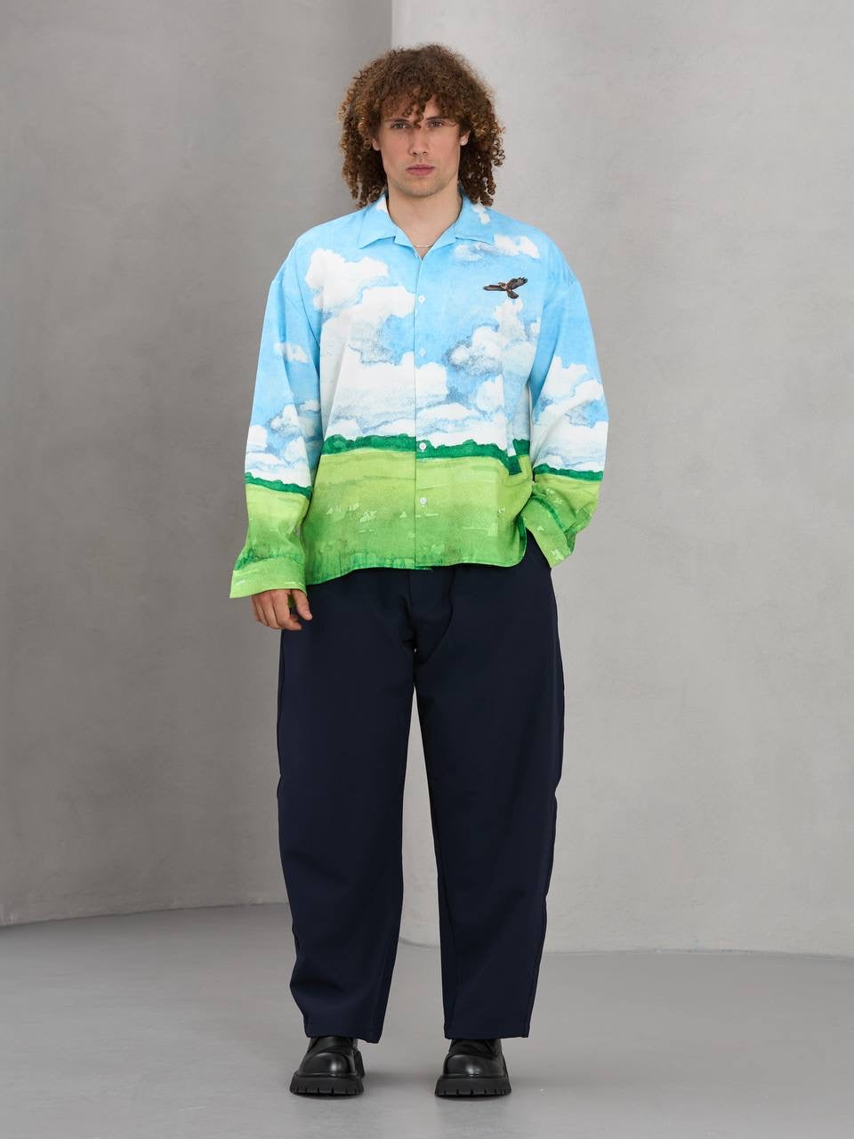 OVERSIZE PRINTED SHİRT