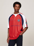 Tommy x Mercedes F1 x CR Back Logo Football T-Shirt