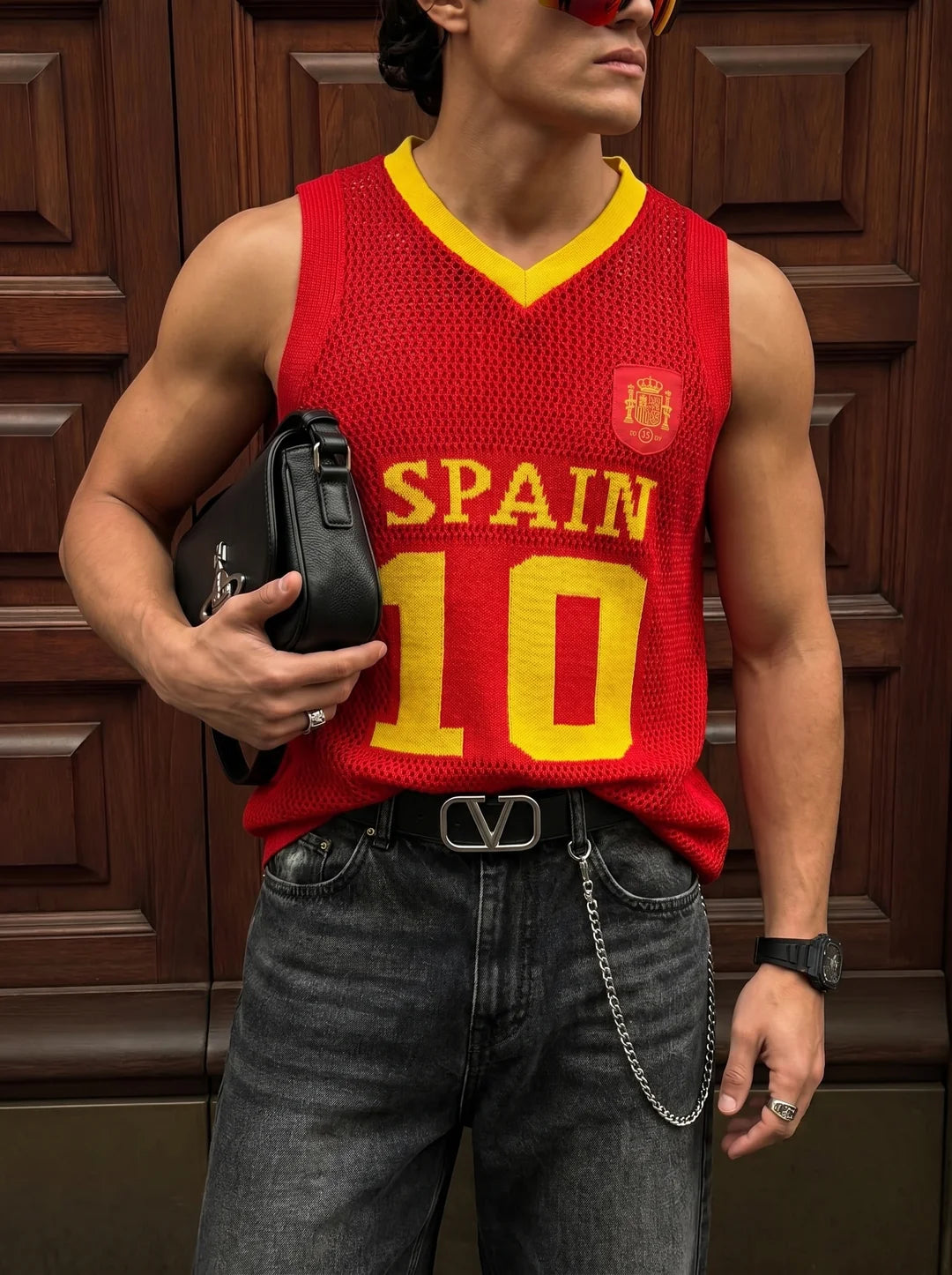 OVERSIZE SPAIN KNIT TANKTOP SPAIN