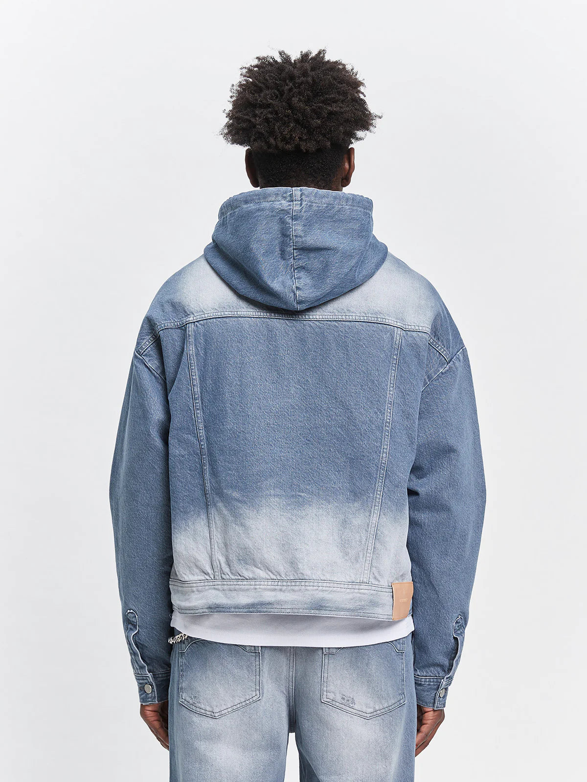 ESSENTIAL DENIM JACKET - STONE BLUE