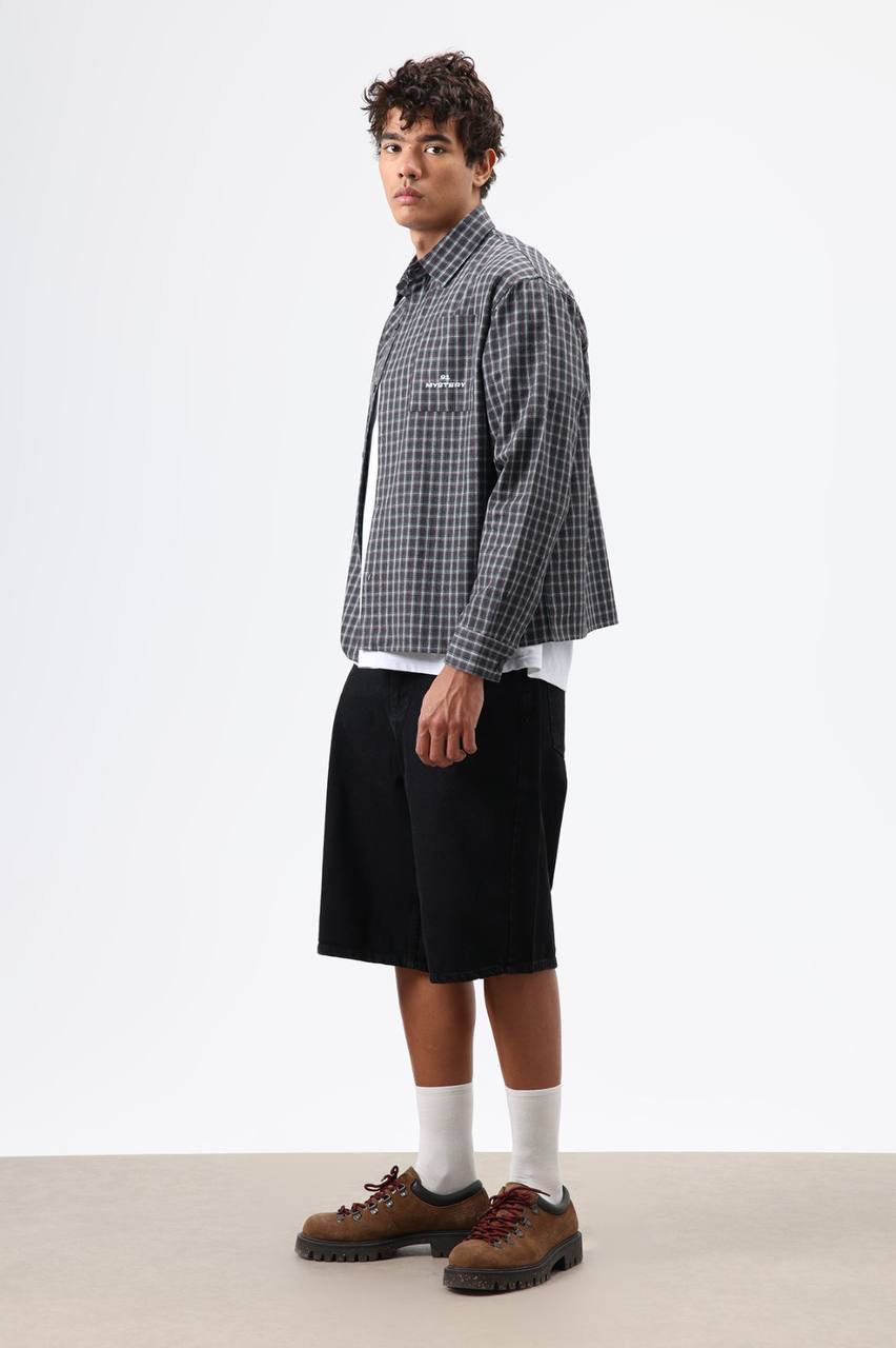 Striped checkered shirt