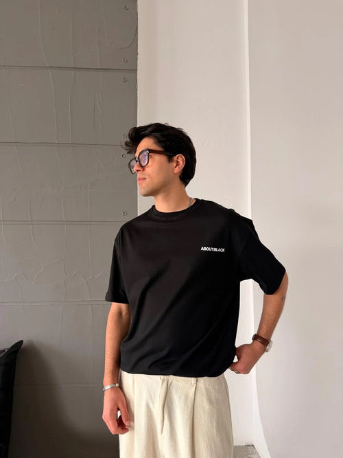 ABOUT BLACK TSHIRT