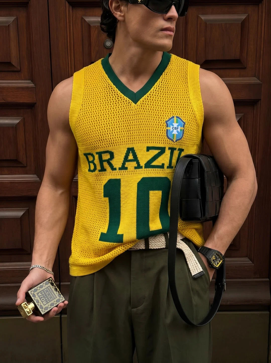 OVERSIZE SPAIN KNIT TANKTOP BRAZIL