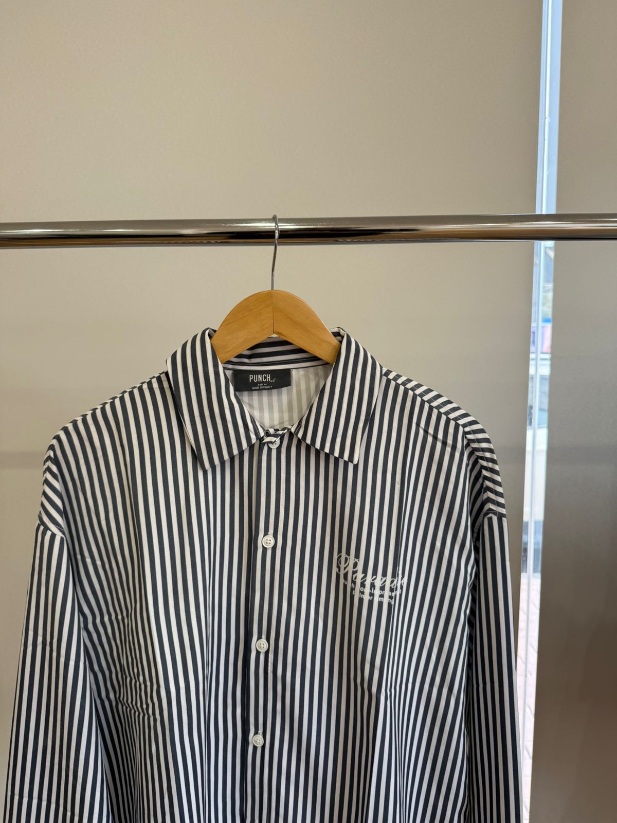BLACK & WHITE STRIPED SHIRT