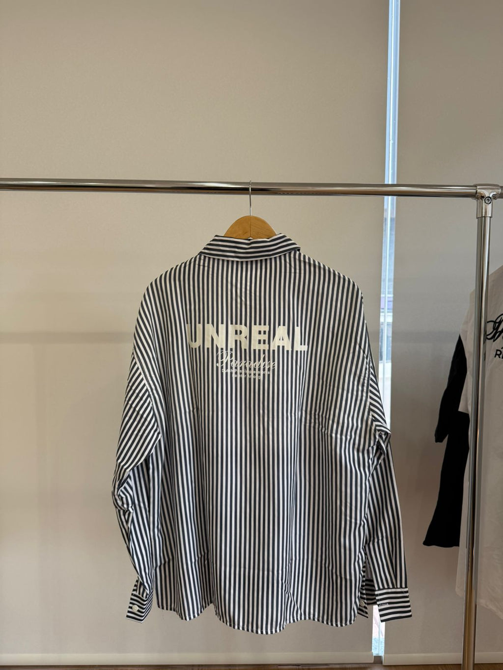 BLACK & WHITE STRIPED SHIRT