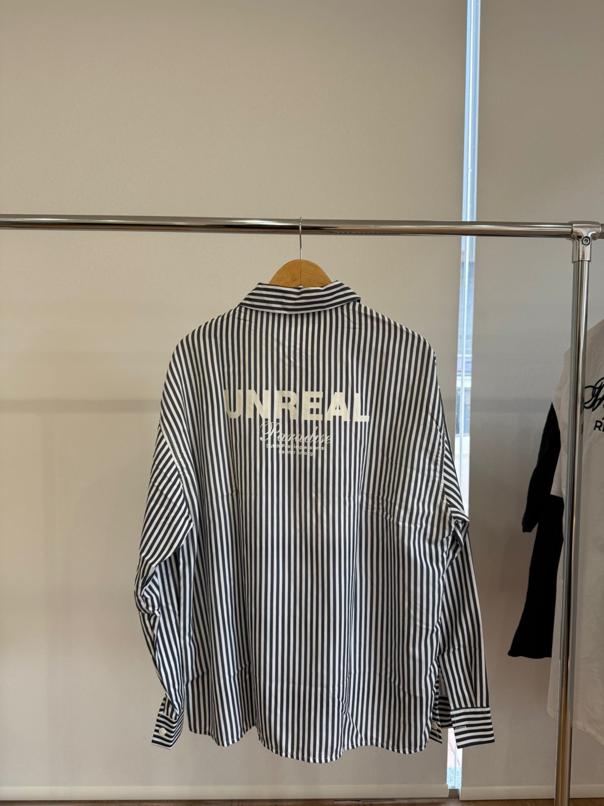 BLACK & WHITE STRIPED SHIRT