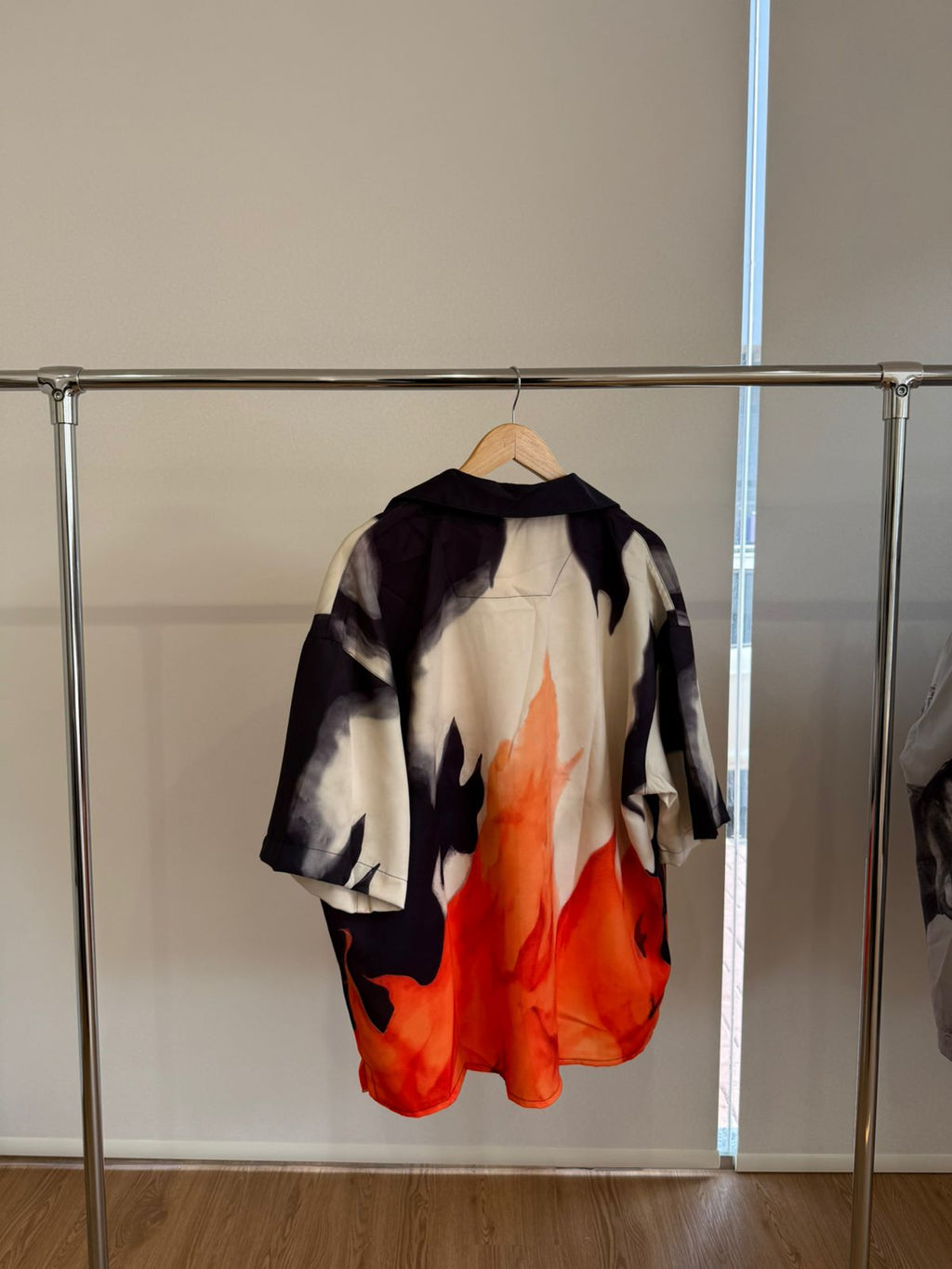 FLAME SHORT-SLEEVE CAMP SHIRT