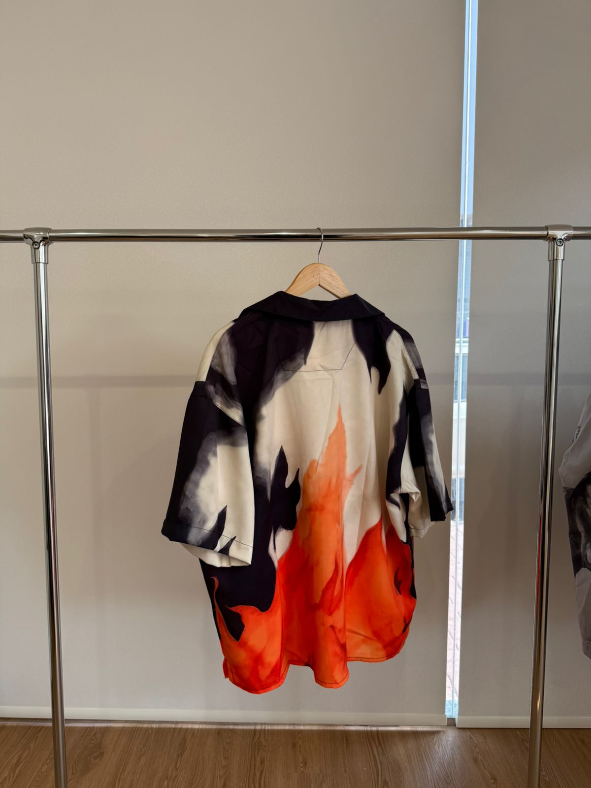 FLAME SHORT-SLEEVE CAMP SHIRT