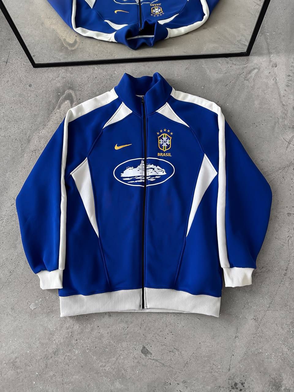 BLUE BRASIL TEAM TRACK JACKET
