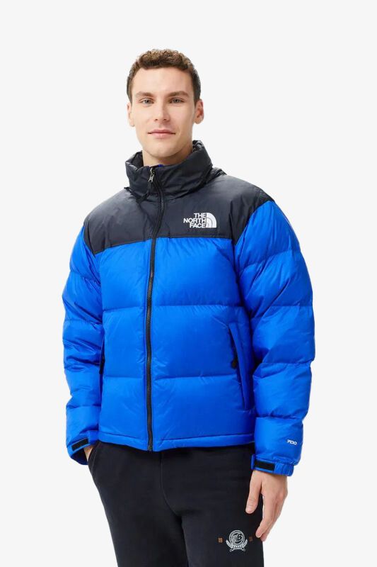 NORTH FACE BLACK & BLUE PUFFER JACKET