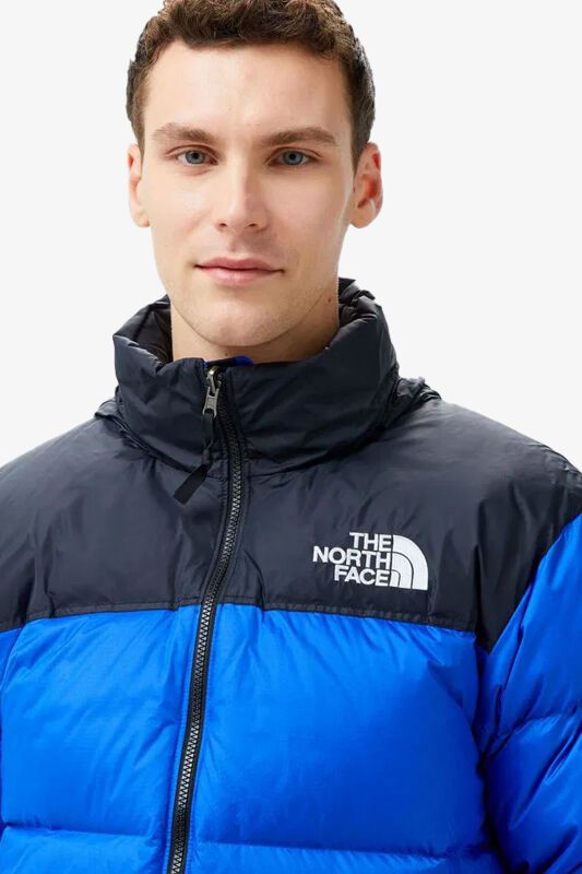 NORTH FACE BLACK & BLUE PUFFER JACKET