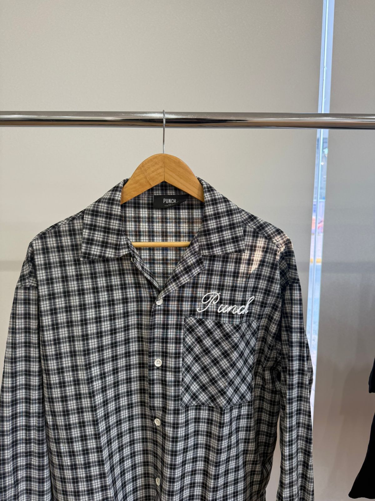 BLACK & WHITE CHECKERED SHIRT