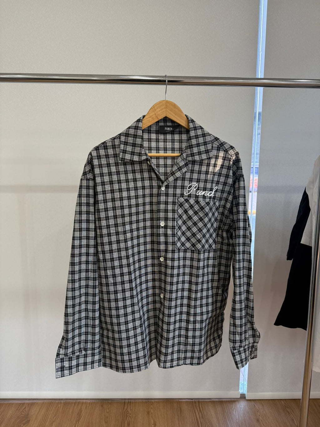 BLACK & WHITE CHECKERED SHIRT