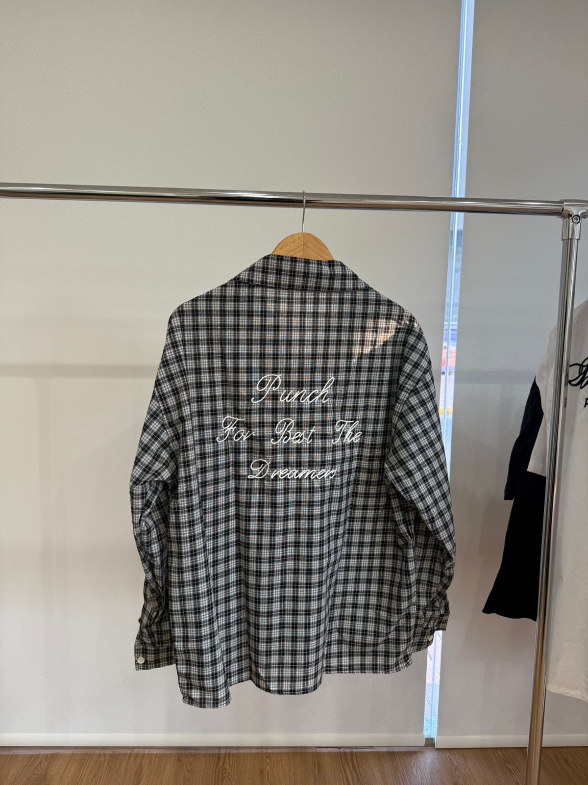 BLACK & WHITE CHECKERED SHIRT