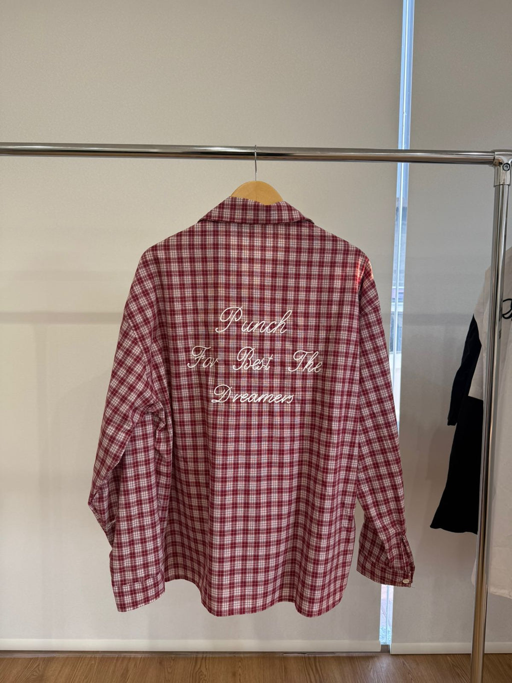 RED & WHITE CHECKERED SHIRT