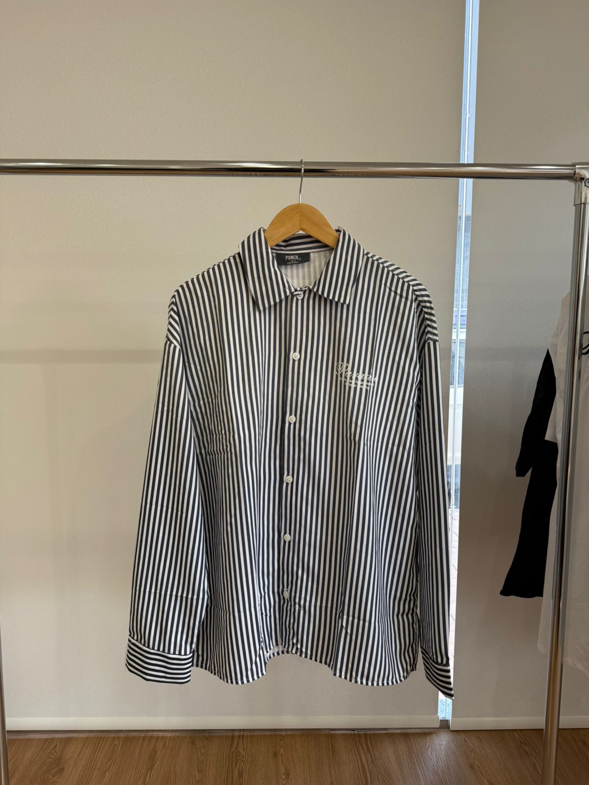 BLACK & WHITE STRIPED SHIRT