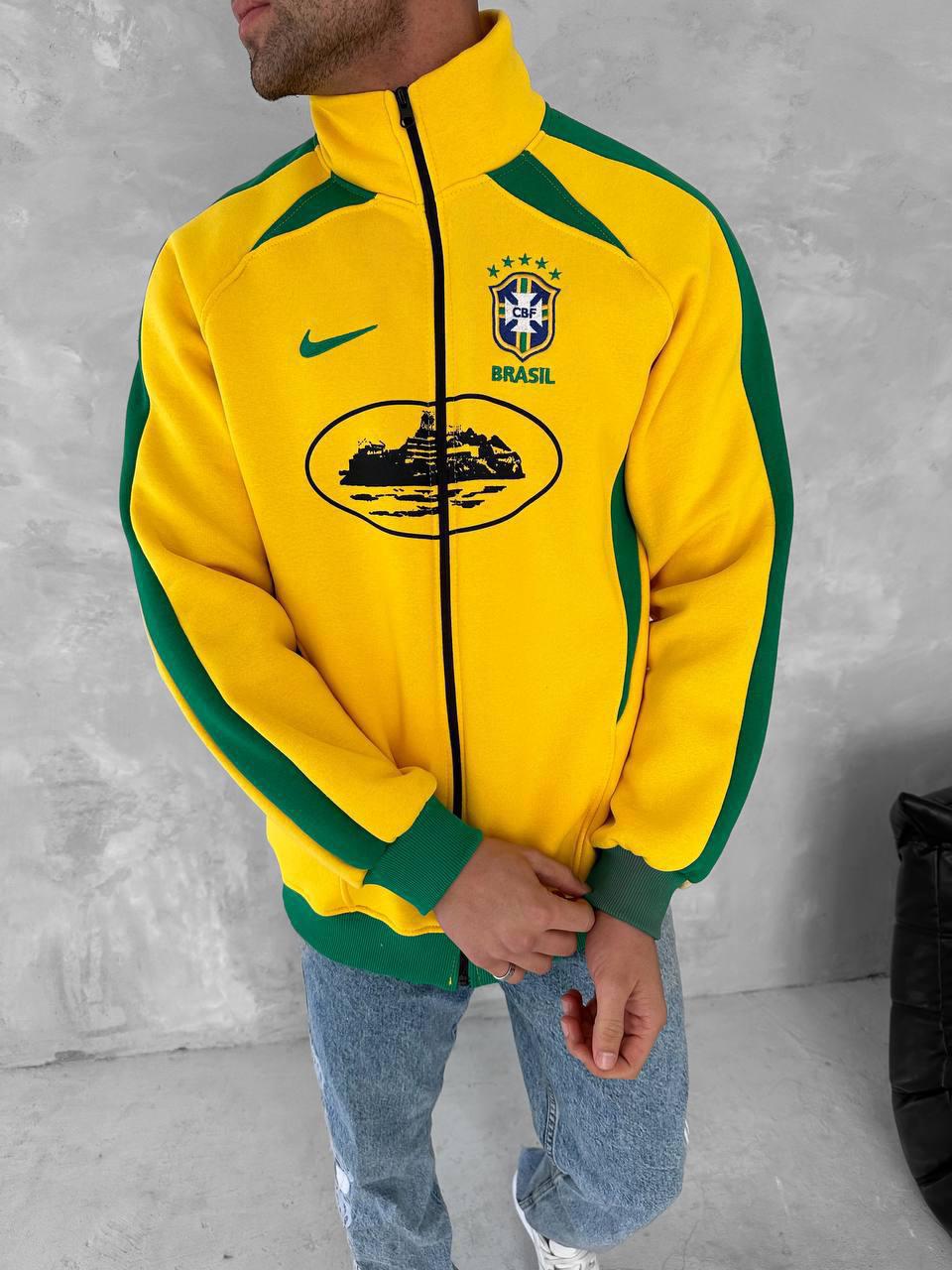 YELLOW BRASIL TEAM TRACK JACKET