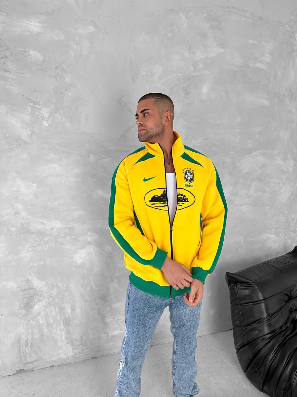 YELLOW BRASIL TEAM TRACK JACKET