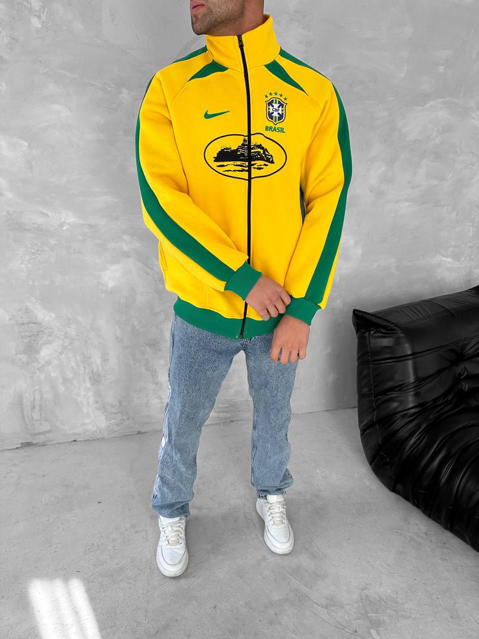 YELLOW BRASIL TEAM TRACK JACKET