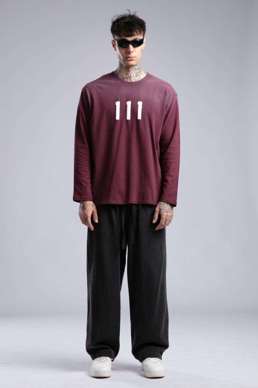 BURGUNDY TRIPLE SWEATSHIRT