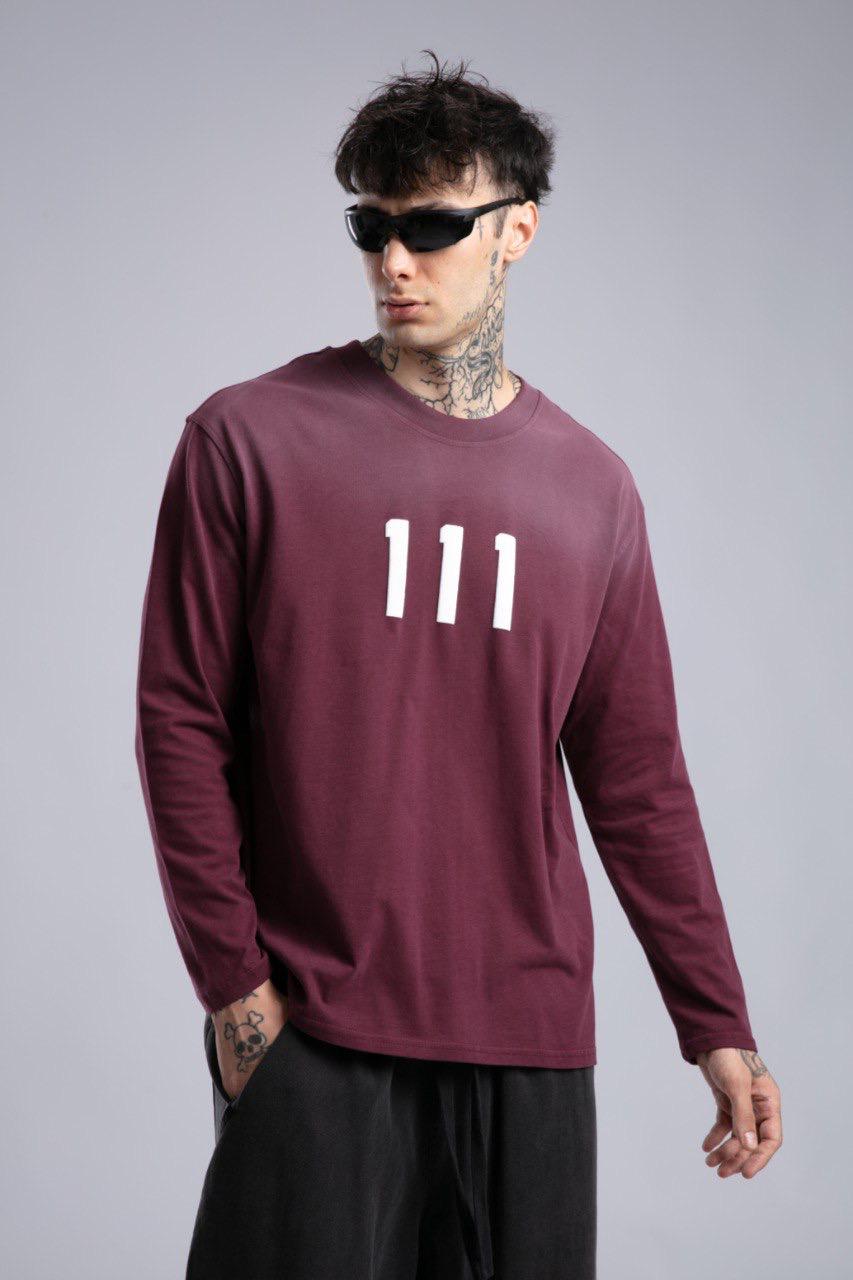 BURGUNDY TRIPLE SWEATSHIRT