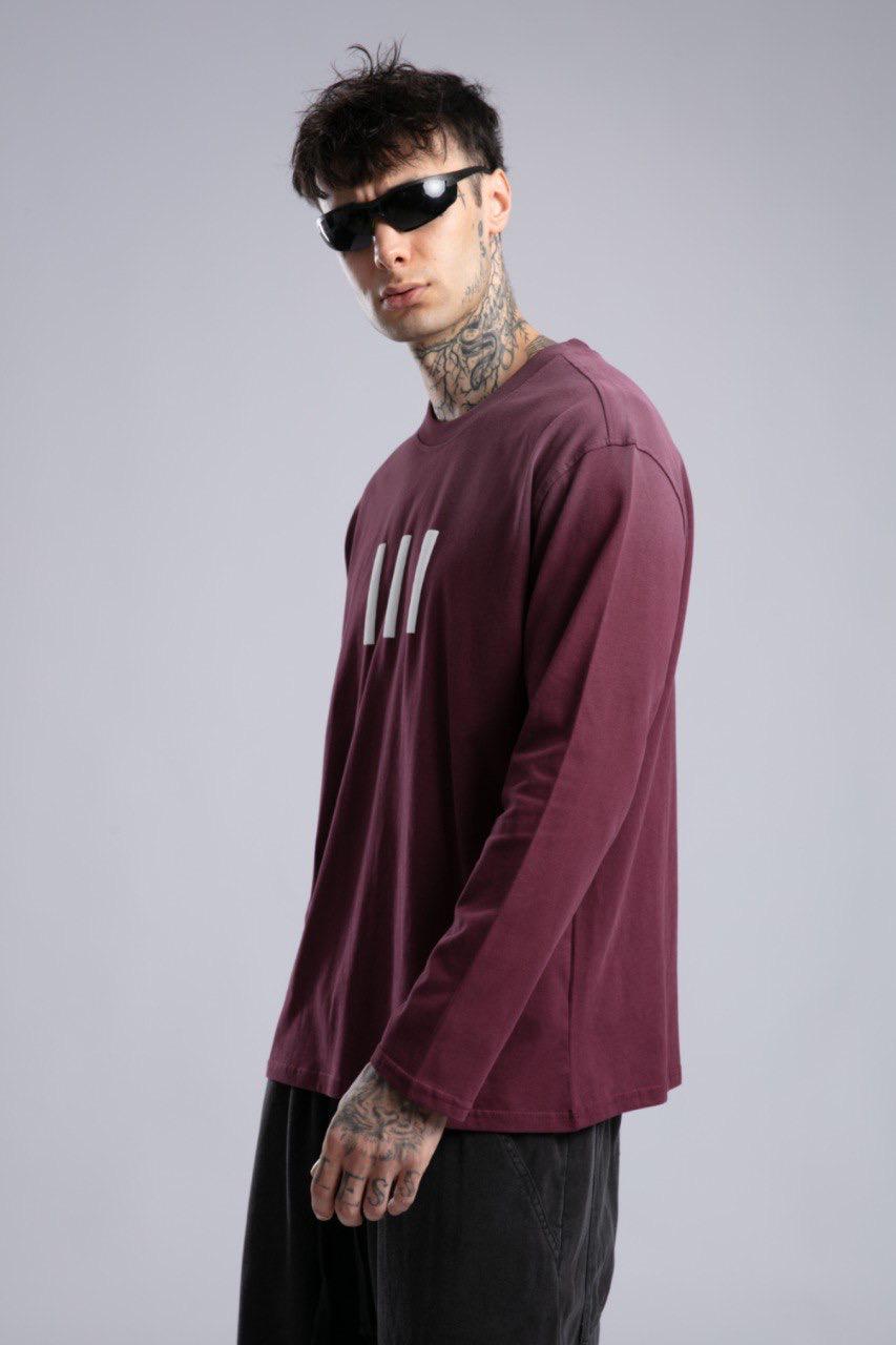 BURGUNDY TRIPLE SWEATSHIRT