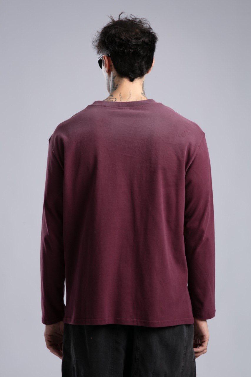BURGUNDY TRIPLE SWEATSHIRT