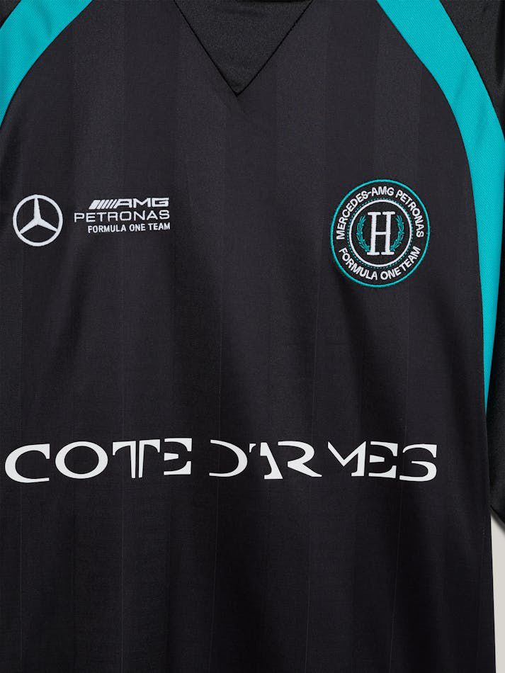 TOMMY X MERCEDES F1 X CR GEORGE RUSSELL FOOTBALL T-SHIRT