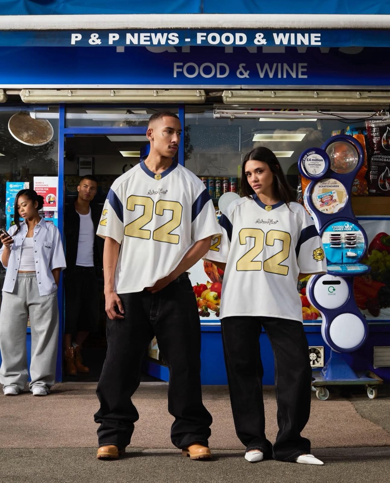 WHITE OVERSIZED ATHLETIC JERSEY