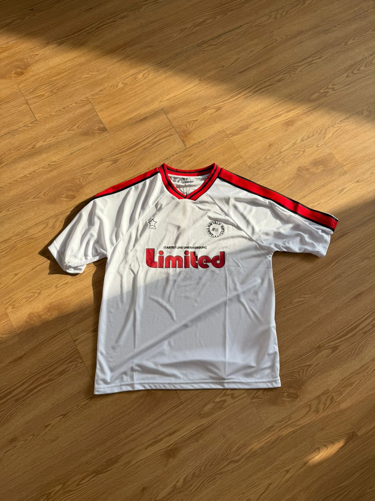 WHITE & RED LIMITED JERSEY