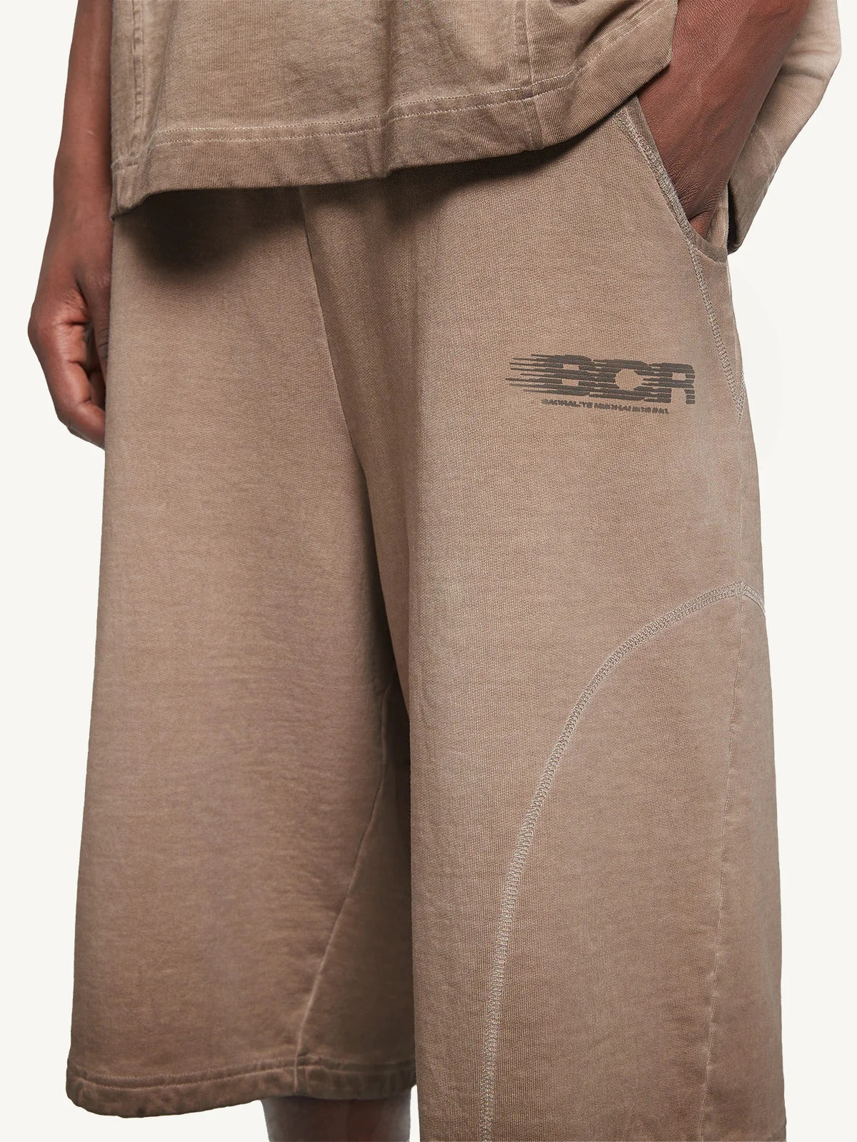 SCR COTTON SHORTS - BROWN